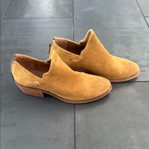 Frye Tan Ankle Booties
